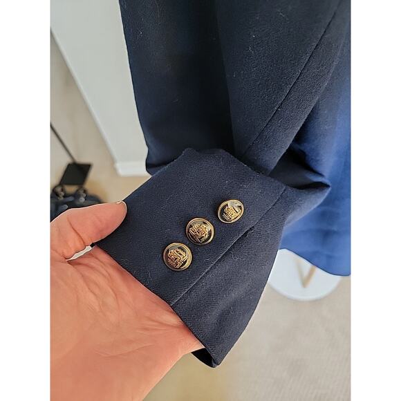 Pendleton Navy Wool Blazer Women's 10 Work Or School Uniform - Picture 6 of 11
